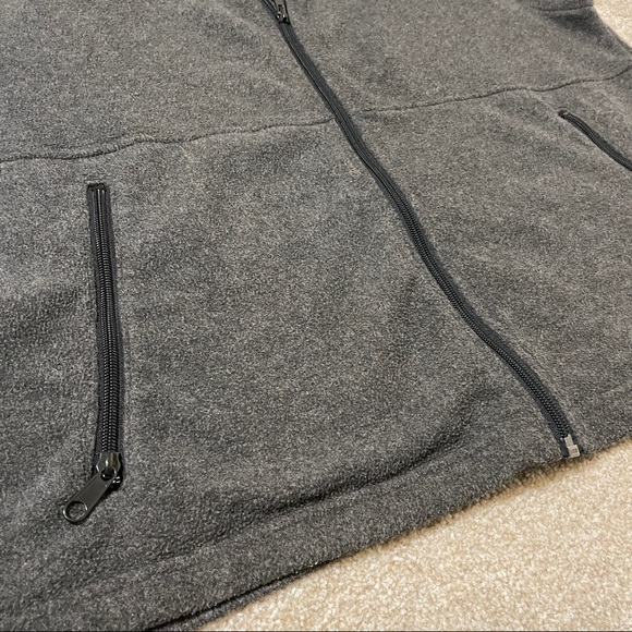 Columbia Sportswear Grey Fleece Zip-Up Vest - Picture 3 of 4